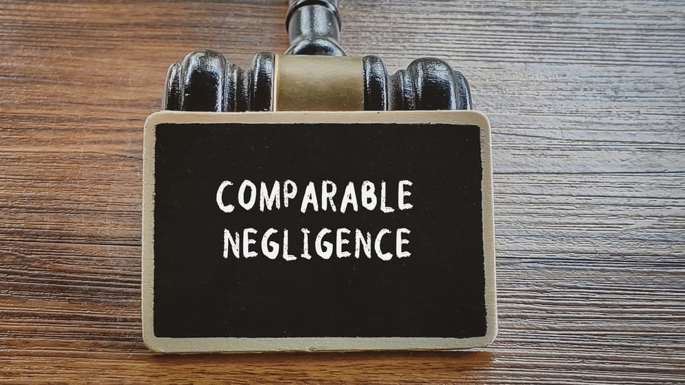 Comparative negligence legal concept used in Massachusetts personal injury law